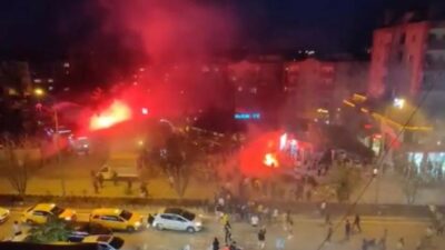 Fenerbahçe ve Galatasaray taraftarı Bursa’da birbirine girdi