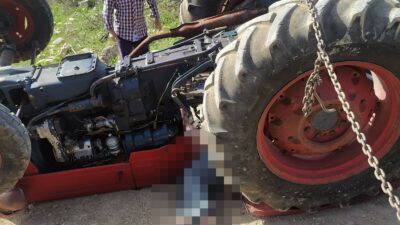 Bursa’da traktör devrildi: 1 ölü, 1 yaralı