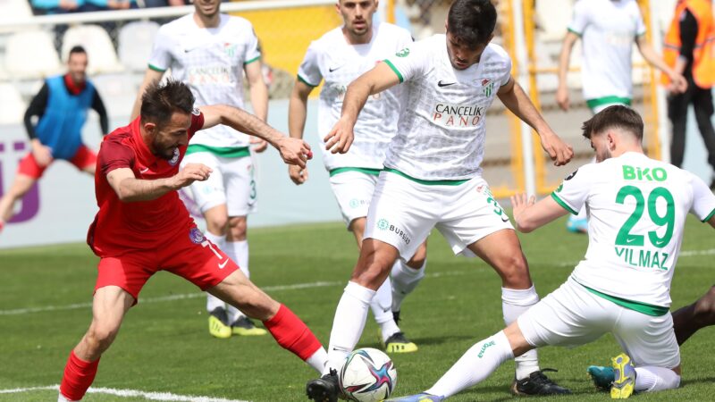 Bursaspor deplasmanda yenildi