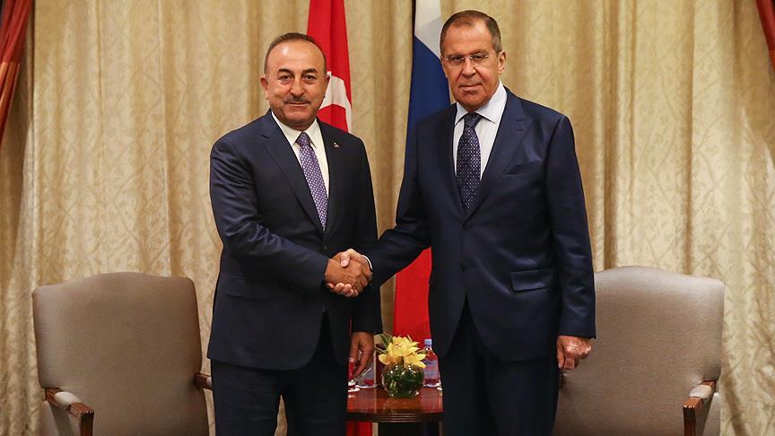 Çavuşoğlu, Sergey Lavrov ile görüştü