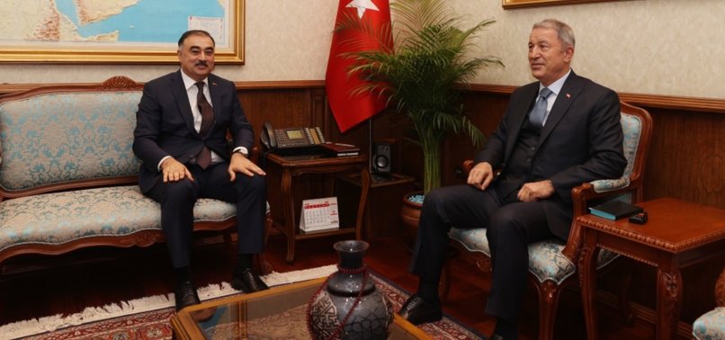 Bakan Akar, Azerbaycan’ın Ankara Büyükelçisi ile görüştü
