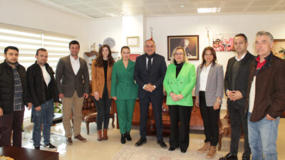 İMO Bursa Şube’den Gemlik Belediye Başkanı Sertaslan’a ziyaret