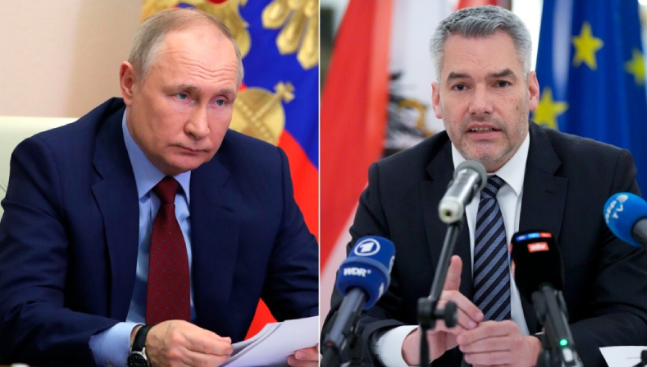 Putin’le Moskova’da görüşen Avusturya Başbakanı Nehammer: Karamsarım