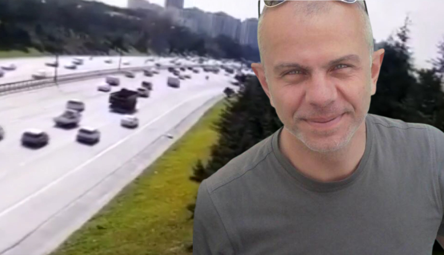 Gazeteci Rauf Gerz’in öldüğü kaza kamerada