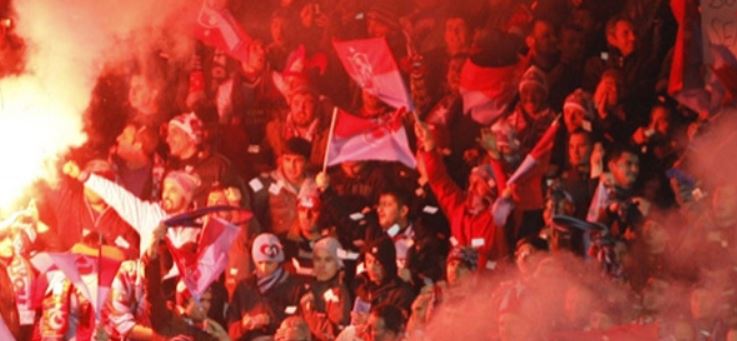 Trabzonsporlu taraftarlar kutlamalara erken başladı
