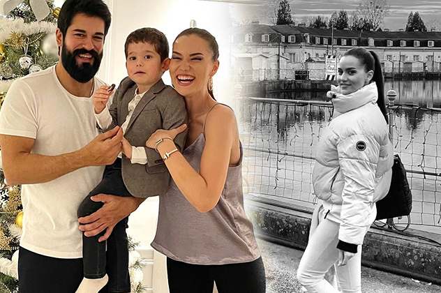 Fahriye Evcen oğlunun yeni yaşını kutladı