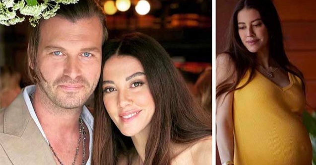 Kıvanç Tatlıtuğ ve Başak Dizer çifti bebeklerine kavuştular