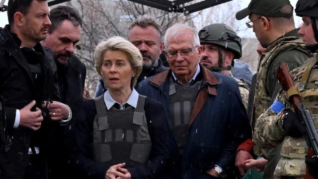 AB’den Buça’ya kritik ziyaret: Putin’in zalim yüzünü gördük