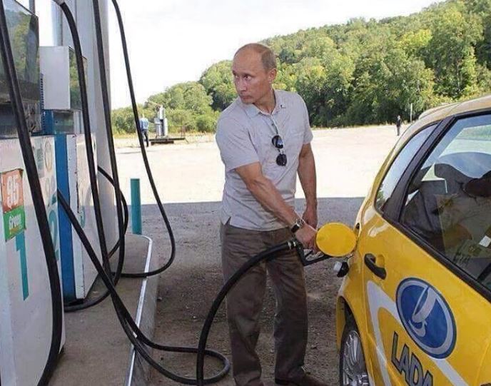 Petrolde Putin rallisi