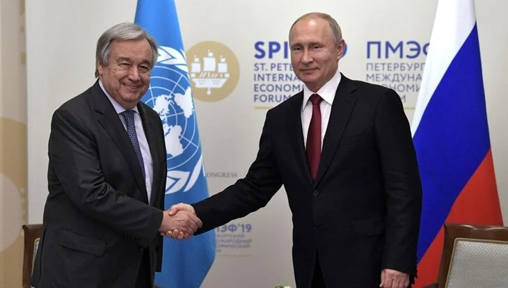 Moskova’da kritik temas: Guterres, Putin ile görüşecek