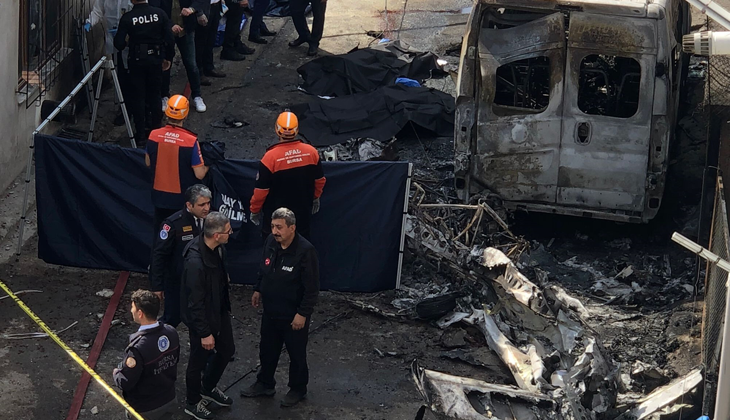 Bursa’da düşen uçakla ilgili 3 kişi gözaltına alındı