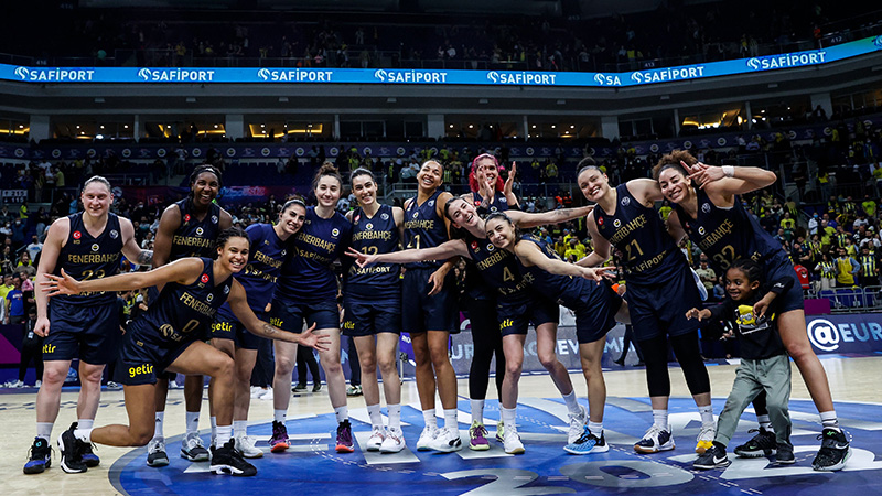 Kadınlar Basketbol Süper Ligi’nde şampiyon Fenerbahçe Safiport