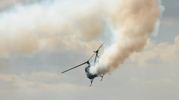 Güney Kore’de helikopter düştü