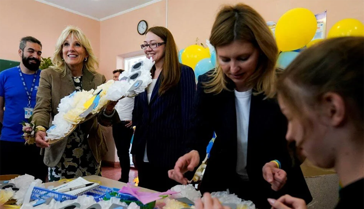 First Lady Biden’dan Ukrayna’ya ziyaret