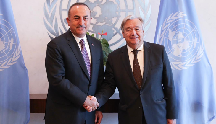 Bakan Çavuşoğlu, Guterres ile görüştü