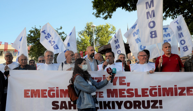Emin Korkmaz ve TMMOB heyeti Bursa’da: Gezi’nin arkasındayız