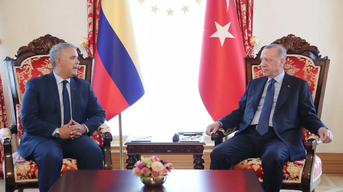 Cumhurbaşkanı Erdoğan, Kolombiya Cumhurbaşkanı Duque ile görüştü