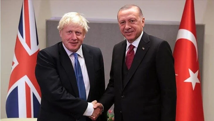 Cumhurbaşkanı Erdoğan, Boris Johnson ile görüştü