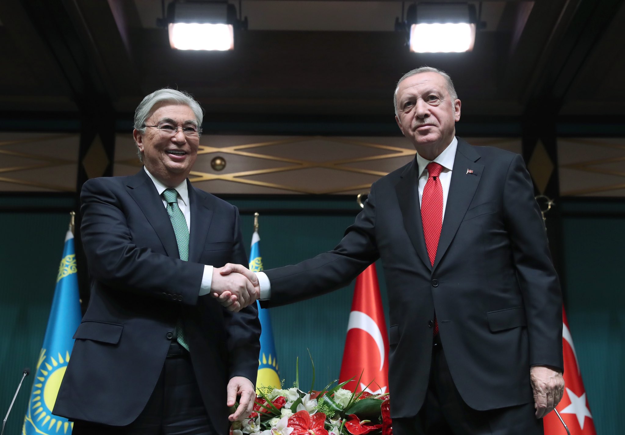 Erdoğan: Türkiye-Kazakistan ticaret hacmi 5 milyar dolar hedefini aştı