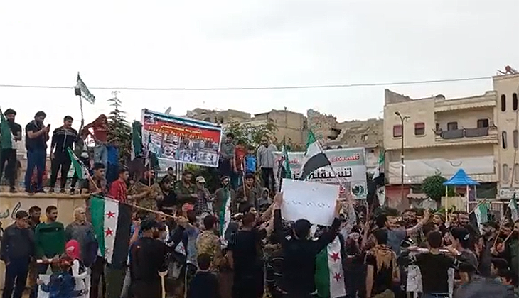 Suriye’de ‘Suriyeliler dönmesin’ protestosu