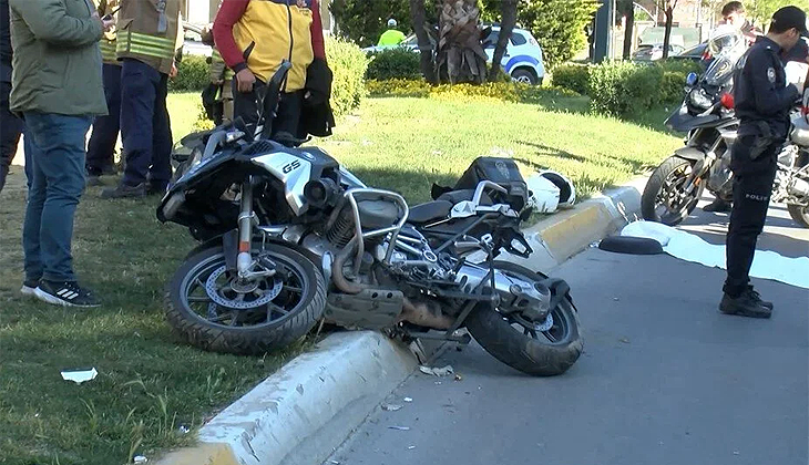 Şüpheli araç kovalayan motosikletli polis ekibi TIR’a çarptı: 1 polis şehit