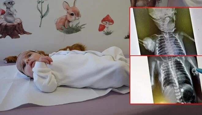 Yemek borusu olmadan doğan bebeğe mucize dokunuş