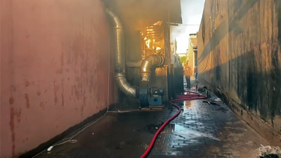 Bursa’da mobilya fabrikasında patlama ve yangın