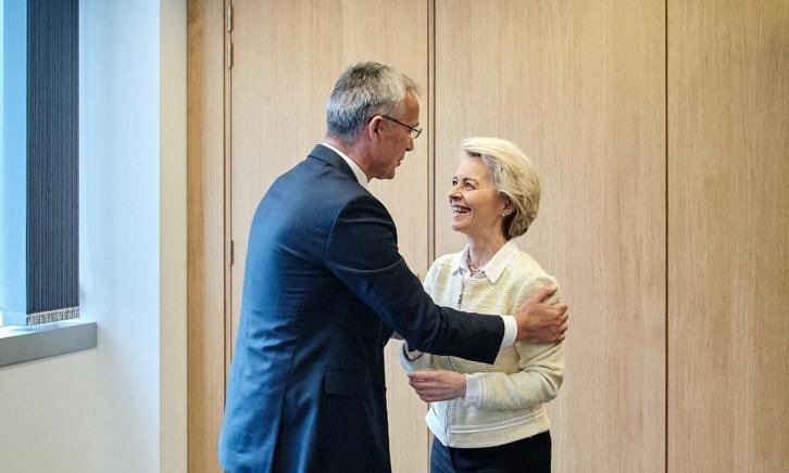 NATO Genel Sekreteri Stoltenberg, Avrupa Komisyonu Başkanı Leyen ile görüştü
