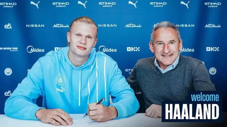 Erling Haaland resmen Manchester City’de!