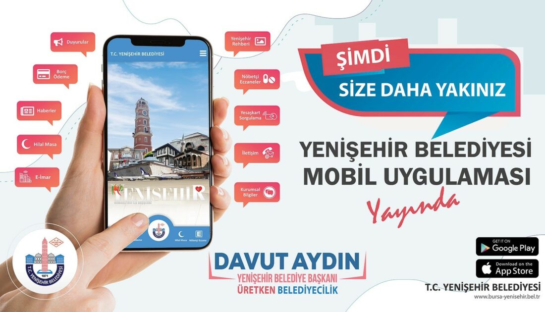 Yenişehir Belediyesi’nden mobil uygulama