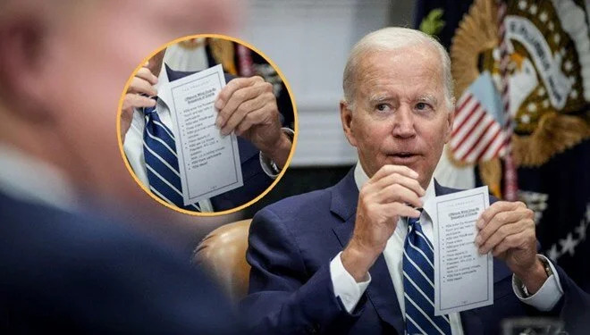 ABD Başkanı Joe Biden, talimatlarıyla yakalandı