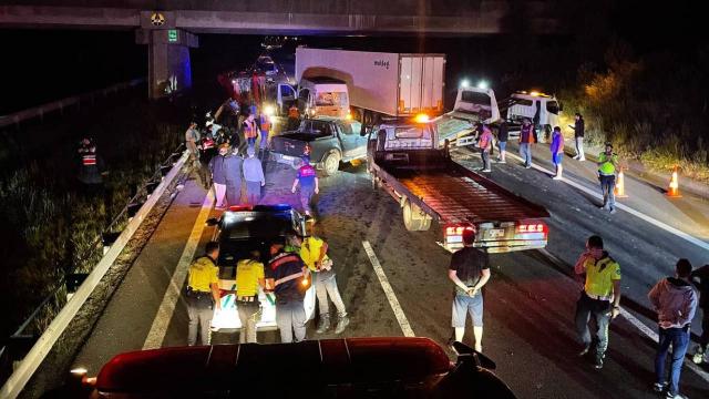 Bolu Dağı’nda zincirleme trafik kazası: 15 yaralı