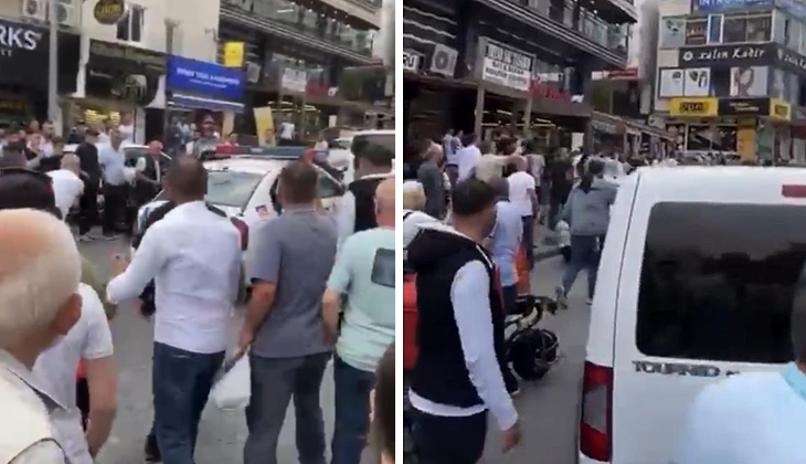 Bir çocuğu taciz ettiği iddia edilen şahsa meydan dayağı