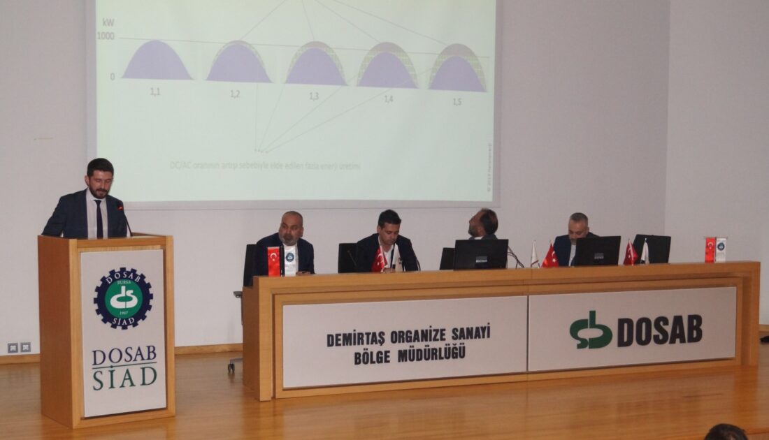 DOSABSİAD Başkanı Çevikel: Sürdürülebilir üretim için yenilenebilir enerji şart