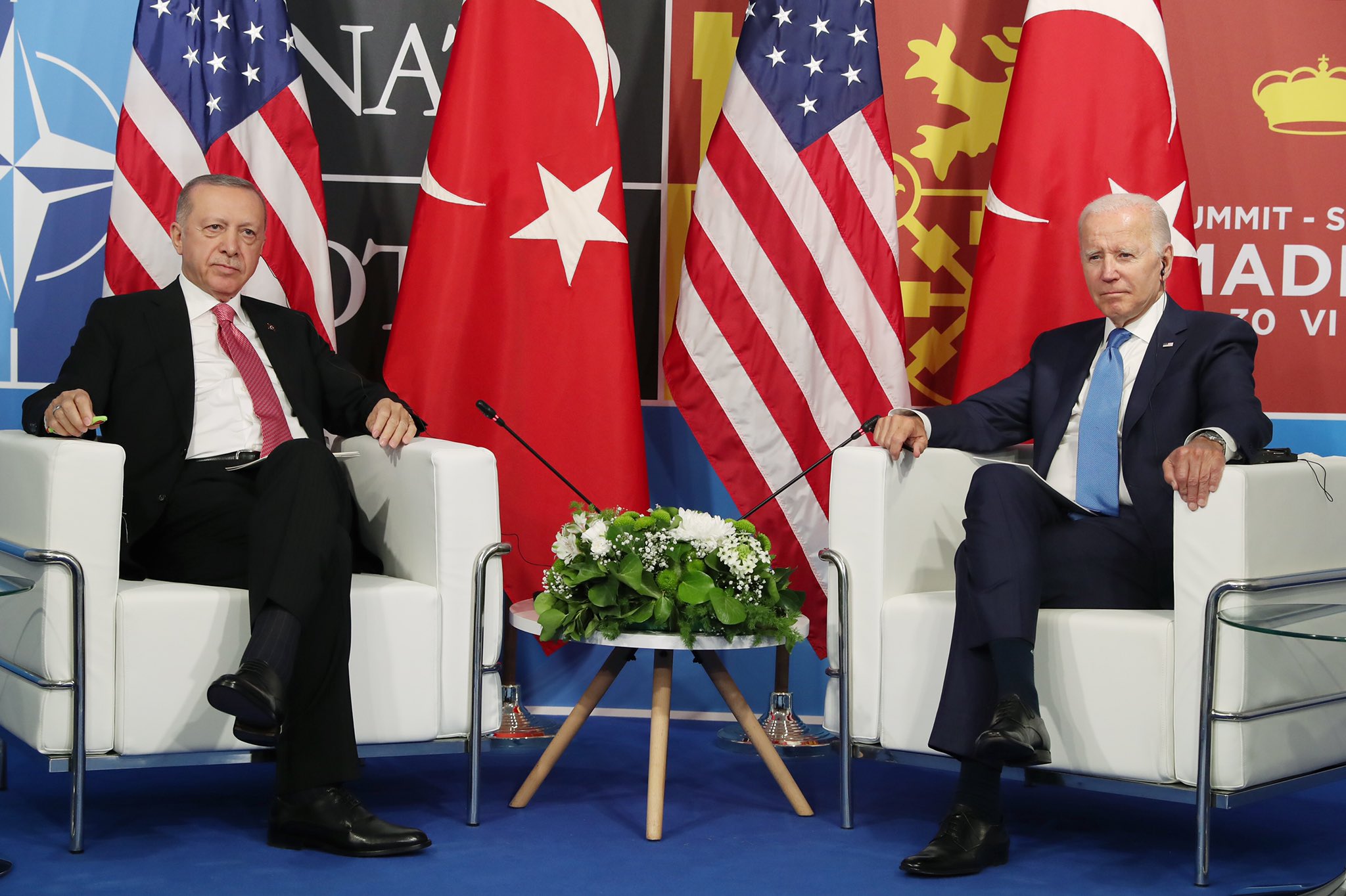 Erdoğan-Biden görüşmesi sona erdi