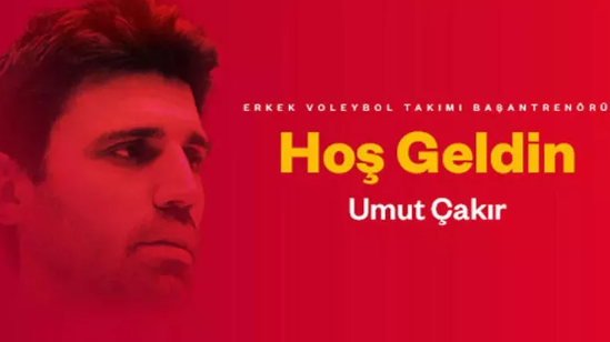 Galatasaray’da erkek voleybol takımının başına Umut Çakır getirildi