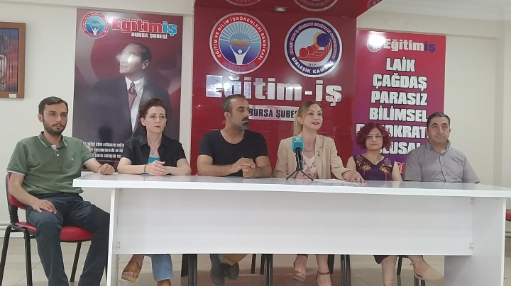 Eğitim-İş Eğitim Ve Bilim İşgörenleri Sendikası Bursa Şubesi’nden açıklama