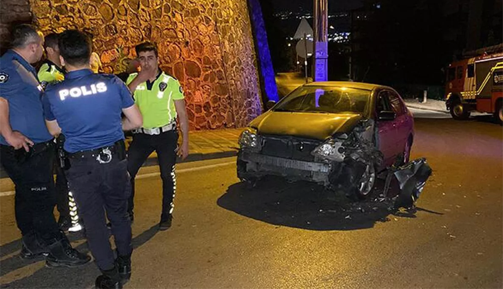 Kaza yapan sürücü, ‘Ehliyetimi kaybedemem’ diyerek kaçtı