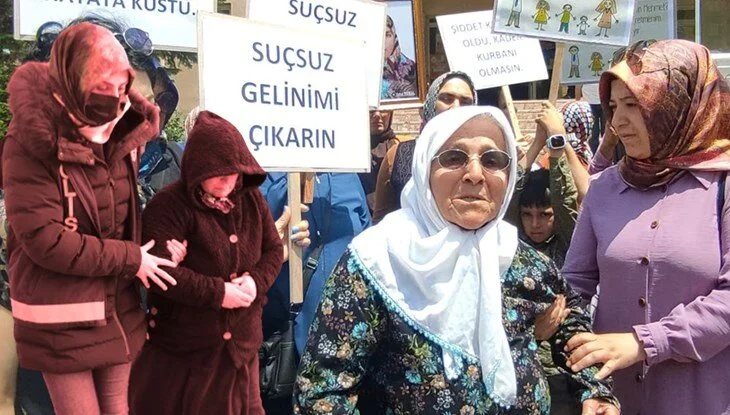 Şiddet uygulayan kocasını öldüren Fatma tahliye edildi, kayınvalidesi sevinçten ağladı