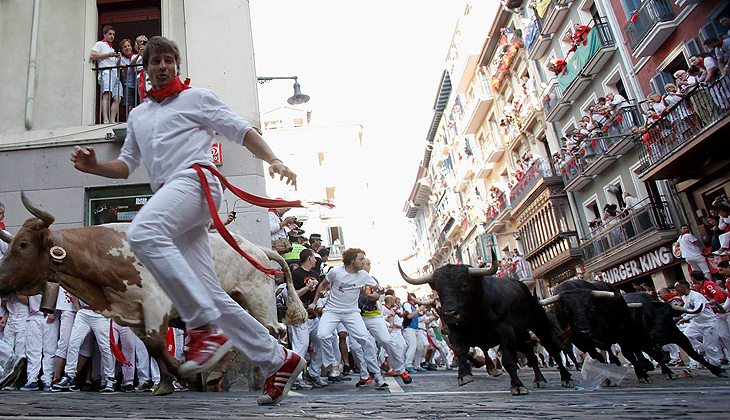 San Fermin Festivali iki yıllık aranın ardından yeniden başladı