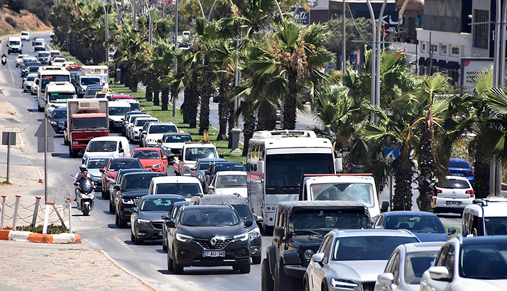 Bodrum’a 1 günde 40 bin araç giriş yaptı