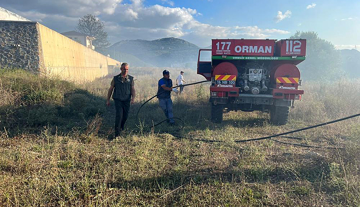 Bursa’da korkutan yangın