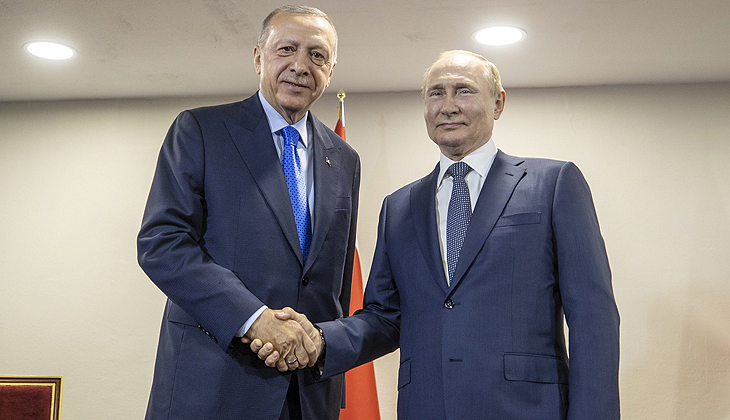 Cumhurbaşkanı Erdoğan, Putin ile görüştü