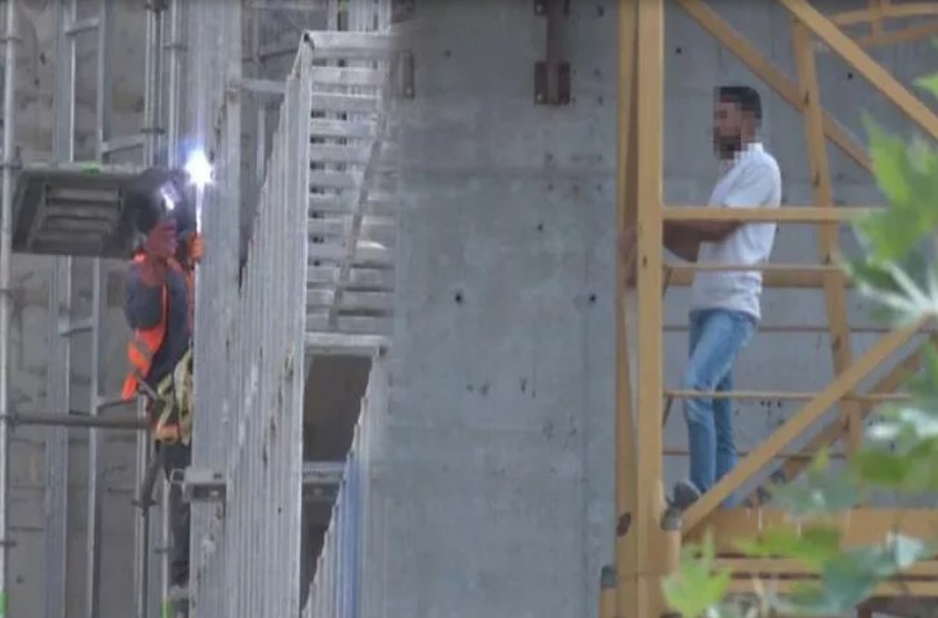 İntihar girişiminde ilginç anlar! Arkadaşı çalışmaya devam etti