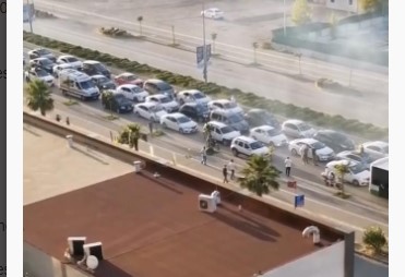 Bursa’da asker konvoyu ambulansın geçişine izin vermedi