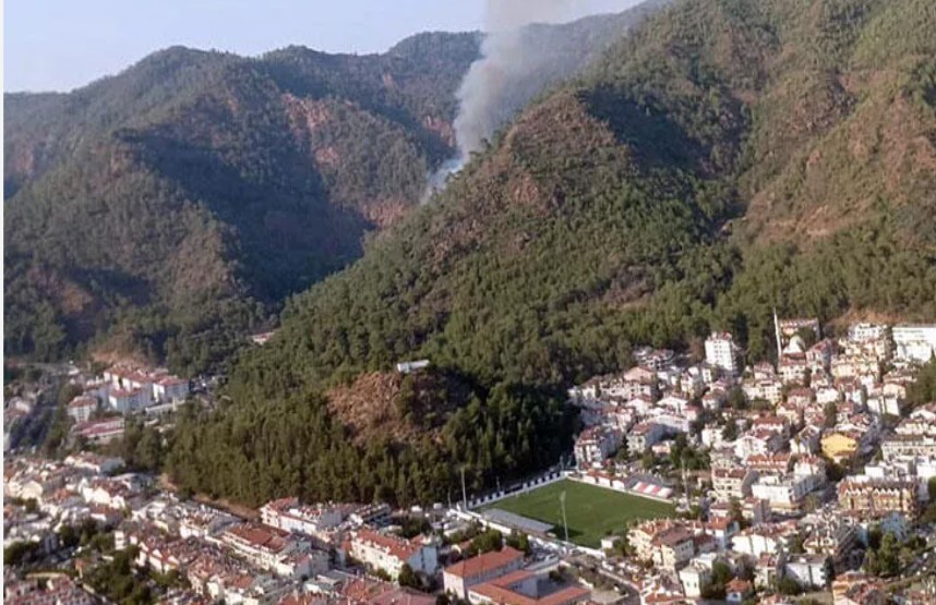 Marmaris’teki yangının çıkış nedenini özel ekip araştırıyor