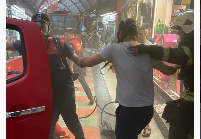 Mutfak tüpü patladı faciadan dönüldü