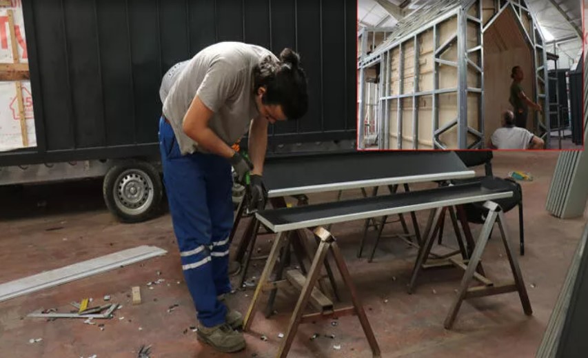 Karavan fiyatına taşınabilir ev! Kadın girişimci dünyaya satıyor