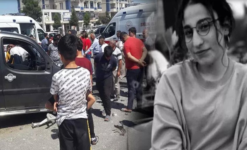 Minibüs durağına dalan kamyonet, genç kızı hayattan kopardı