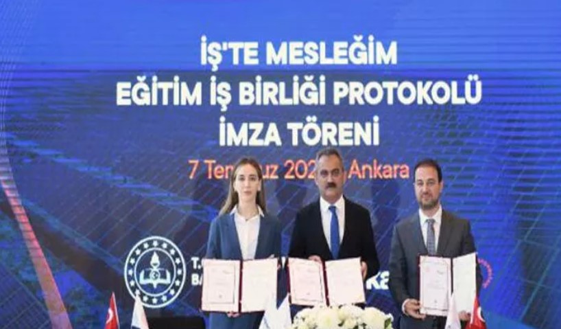 Milli Eğitim Bakanlığı ile Kalyon PV arasında iş birliği protokolü